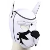 Kinky Puppy Cagoule PUPPY FOX Néoprène Noir-Blanc